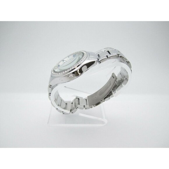 Women's Burgi 1 Atm Water Resistant Analog Date 40mm Dial Crystals Watch (D694) - Picture 7 of 12